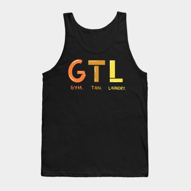 WORKOUT: Gym Tan Laundry Tank Top by woormle